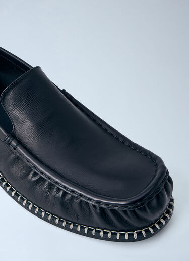 Dries Van Noten 皮革乐福鞋 黑色 dvn0163031