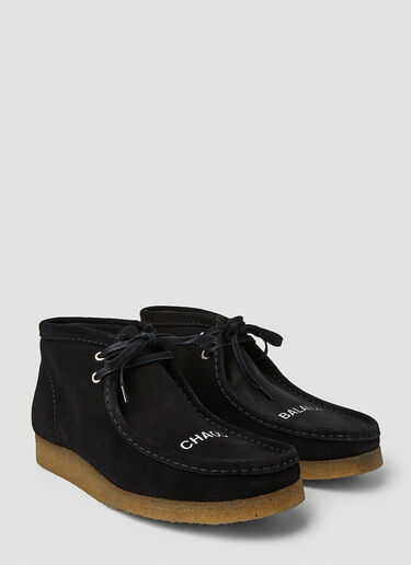 UNDERCOVER x Clarks Chaos Balance Wallabee Shoes Black unc0150002