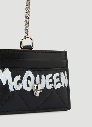 Alexander McQueen 链带卡包 黑 amq0246034