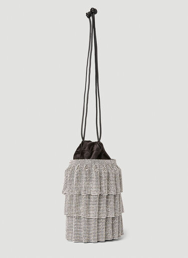 Alexander Wang Drawstring Pouch Shoulder Bag Silver awg0251043