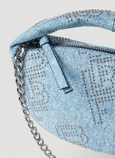 BY FAR Baby Cush Stud Handbag Light Blue byf0251005