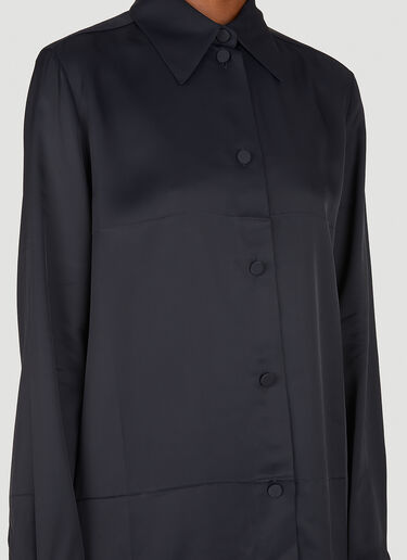 Jil Sander 哑光垂感衬衫 黑色 jil0249018