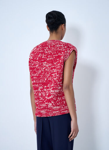Dries Van Noten Sleeveless Knit Top Red dvn0264016