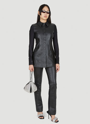 Alexander Wang Coated Shirt Black awg0249032