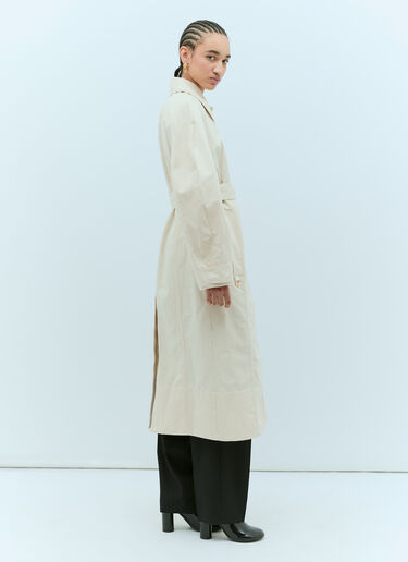 Jacquemus Le Trench Bari Coat Cream jac0256002