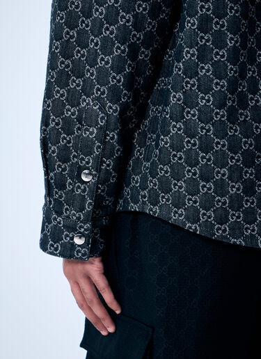 Gucci Denim GG Shirt Dark Grey guc0159035