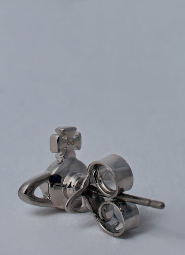 Vivienne Westwood Nano Solitaire Earrings Silver vvw0260043