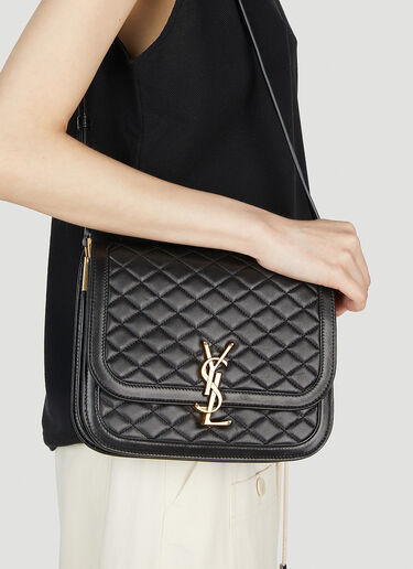 Saint Laurent Solferino Shoulder Bag Black sla0251097