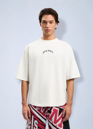 Palm Angels Classic Logo Over Tee White pma0164299
