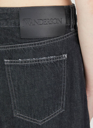 JW Anderson Asymmetric Studded Skirt Grey jwa0252002