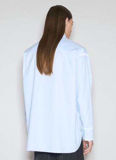 MM6 Maison Margiela 府绸衬衫 蓝色 mmm0155003