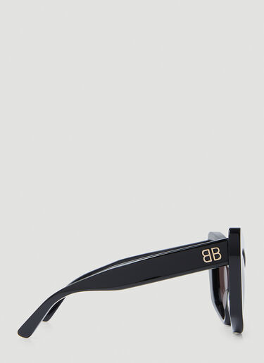 Balenciaga Monaco 猫眼形太阳镜 黑色 bcs0253005