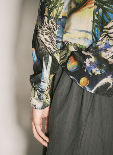Martine Rose Printed Stretch Shirt Multicolour mtr0158008