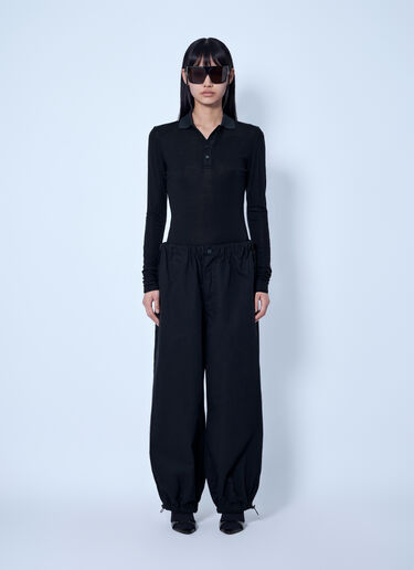 LN-CC® - Entire Studios: Elasticated-Cuff Trousers - Black Entire Studios Elasticated-Cuff Trousers Black ent0266026