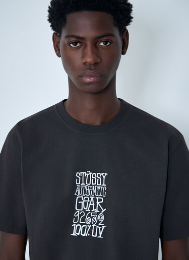 Stüssy Logo Motif T-Shirt Black sts0162023