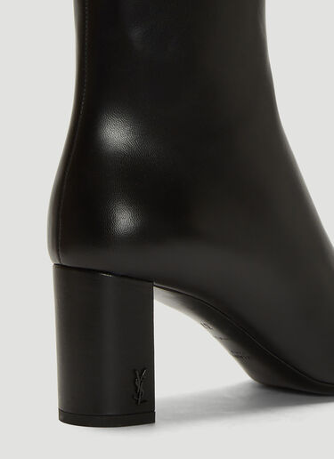 Lou Ankle Boots Saint Laurent Lou Ankle Boots Black sla0237022