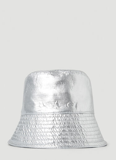 Stella McCartney 徽标渔夫帽 银色 stm0247023
