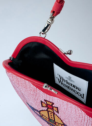 Belle Heart Frame Clutch Bag Vivienne Westwood Belle Heart Frame Clutch Bag Red vvw0263040
