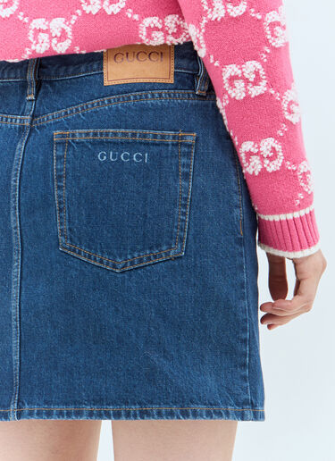 Gucci 牛仔迷你半裙 蓝色 guc0257021