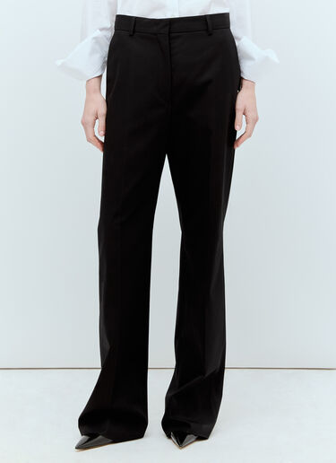 Sportmax Tailored Twill Pants Black spx0255014