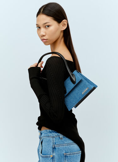 Jacquemus Le Chiquito Noeud Handbag Blue jac0256076