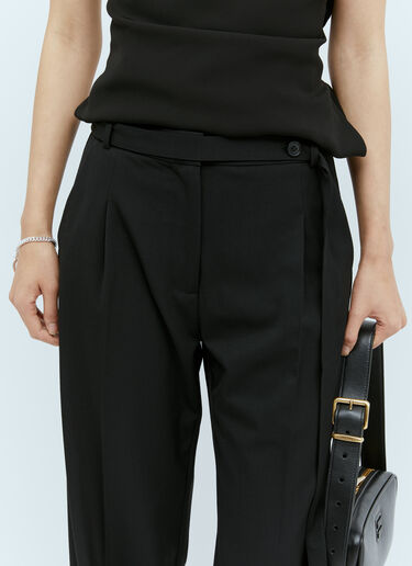 St. Agni Belted Pants Black sta0255004