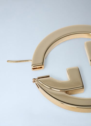 互扣 G 耳环 Gucci 互扣 G 耳环 金色 guc0261139