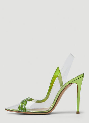 Gianvito Rossi Hortensia スティレット105ヒール グリーン gia0249014