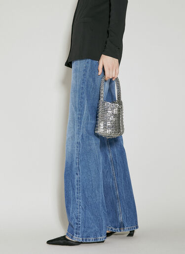 Rabanne 1969 Bucket Shoulder Bag Silver pac0253032