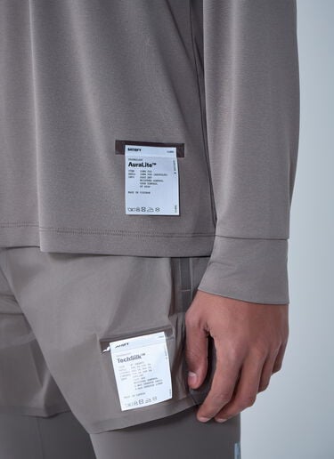 Satisfy Long Sleeve Performance Shirt Brown sat0162016