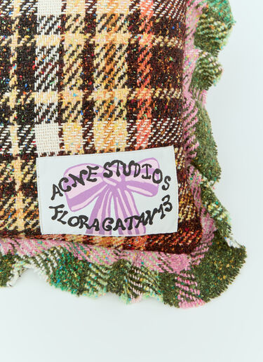 Acne Studios Plaid Cushion Multicolour acc0356001