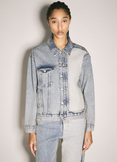 MM6 Maison Margiela Inside-Out Denim Jacket Blue mmm0257002