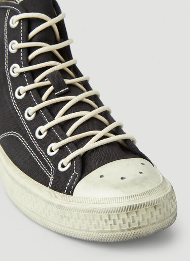 Acne Studios Ballow High Top Tumbled Sneakers Black acn0248034