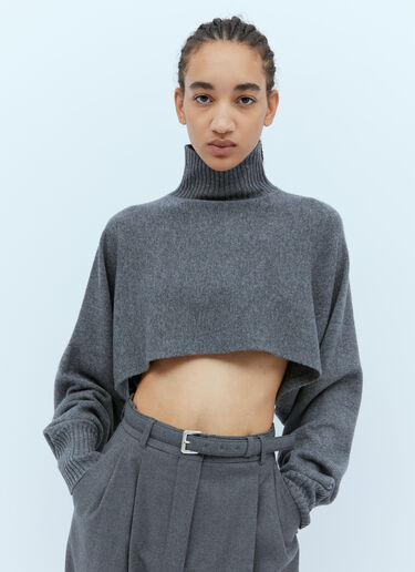 Wool-And-Cashmere-Blend Sweater Sportmax Wool-And-Cashmere-Blend Sweater Grey spx0254004