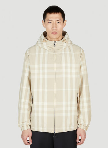Burberry Reversible Stanford Check Padded Jacket Beige bur0152044