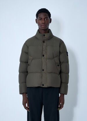 Stone Island Crinkles Reps NY Bomber Jacket Green sto0162030