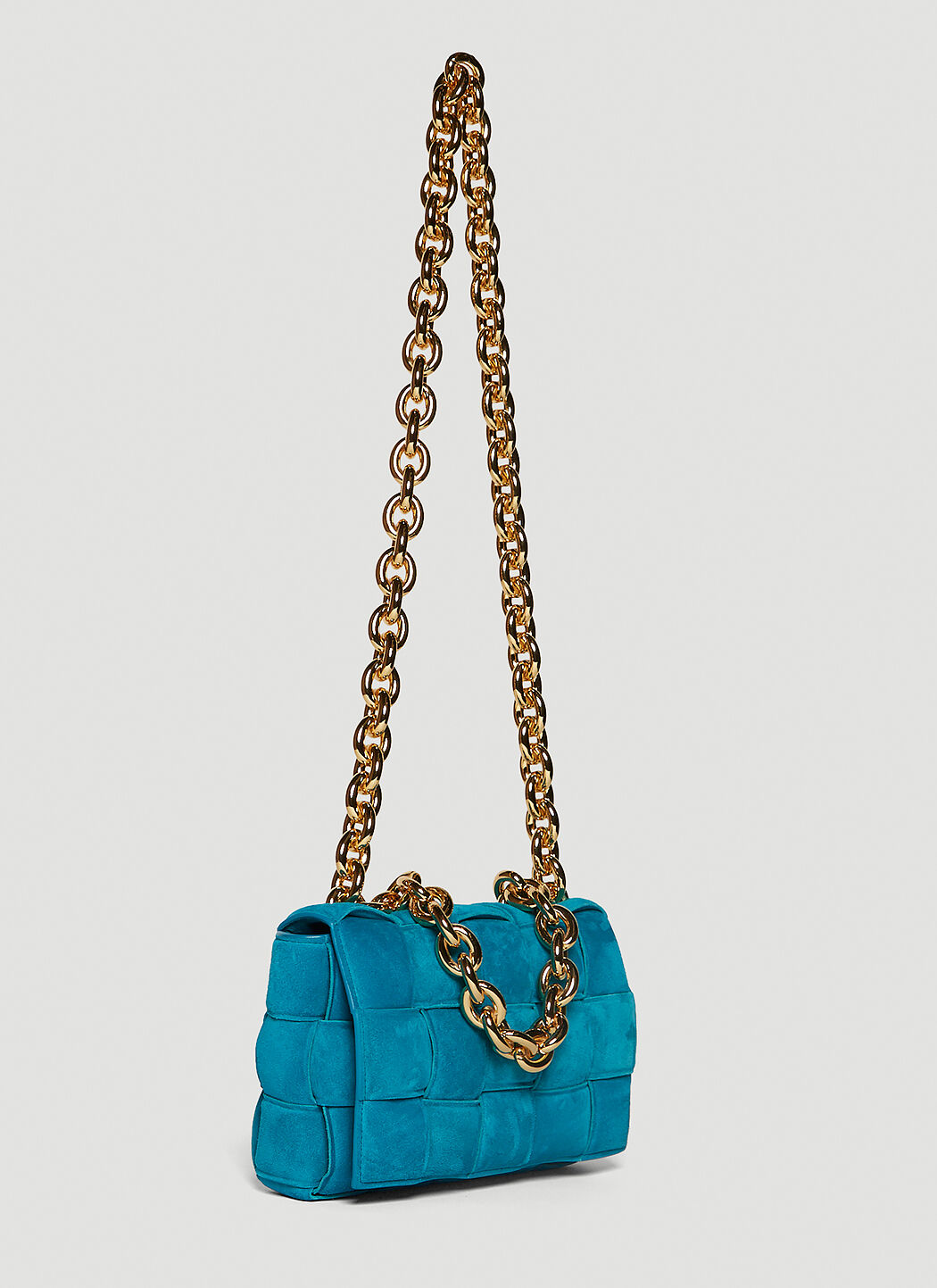 Bottega Veneta Chain Cassette Padded Intrecciato Shoulder Bag en