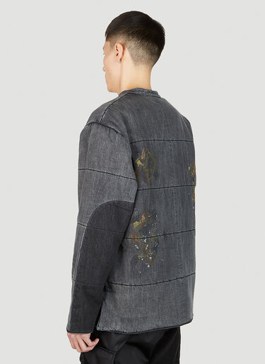 Liberaiders Paint Splatter Denim Jacket Grey lib0151003