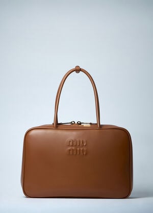 Miu Miu Beau Leather Handbag Camel miu0261021