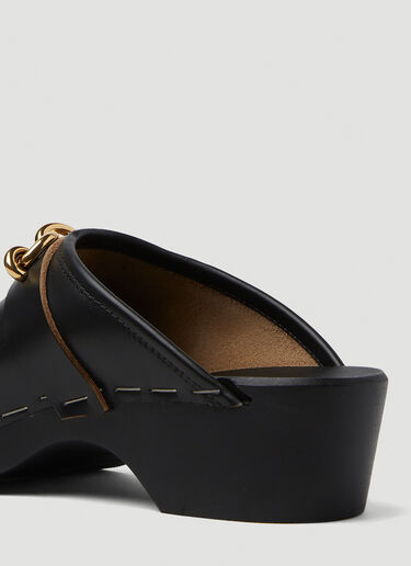 Saint Laurent Le Maillon Clogs Black sla0247069