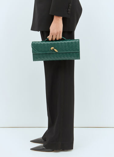 Bottega Veneta Andiamo 长款手拿包 绿色 bov0258013