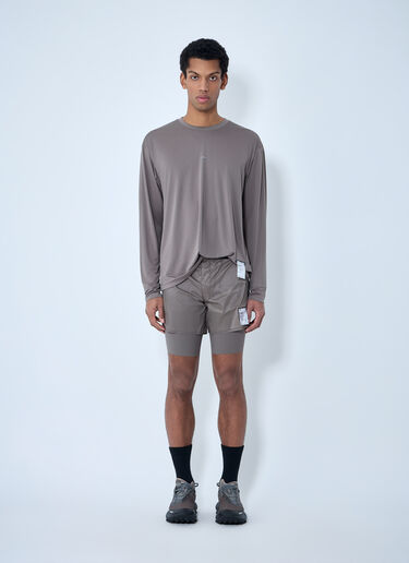 Satisfy Layered Performance Shorts Brown sat0162006