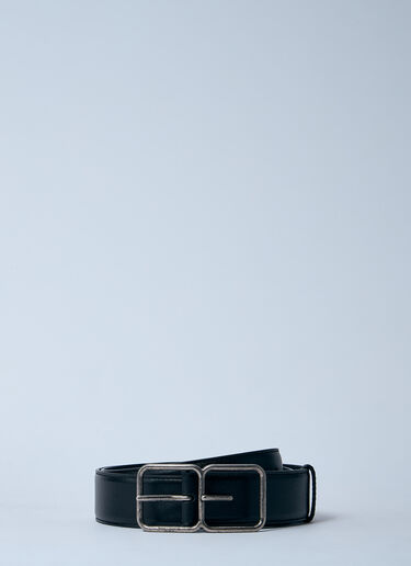Saint Laurent Double Frame Belt Black sla0159031