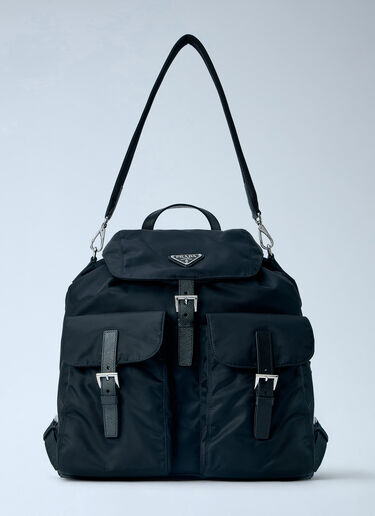 LN-CC® - Prada: Re-Nylon Backpack - Black Prada Re-Nylon Backpack Black pra0166018