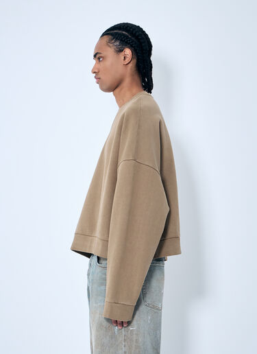 Entire Studios Box Crew Sweatshirt Brown ent0358004