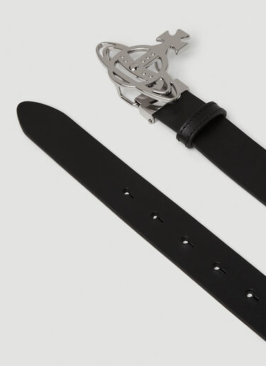 Vivienne Westwood Orb Buckle Belt Black vvw0152057