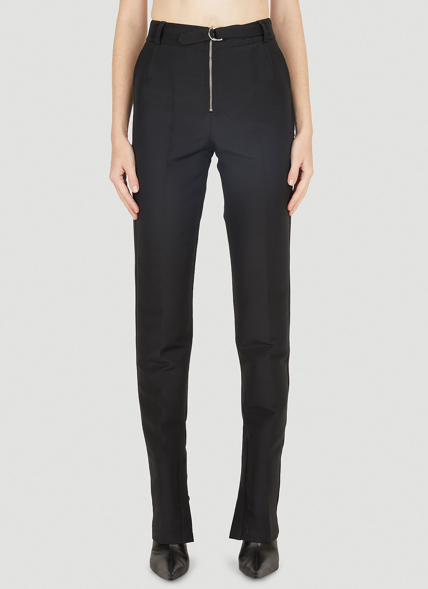 Capasa Milano Tailored Military Pants In Black