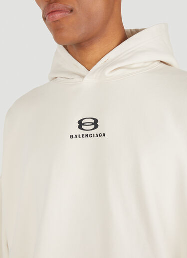 Balenciaga 徽标连帽卫衣 白色 bal0147059