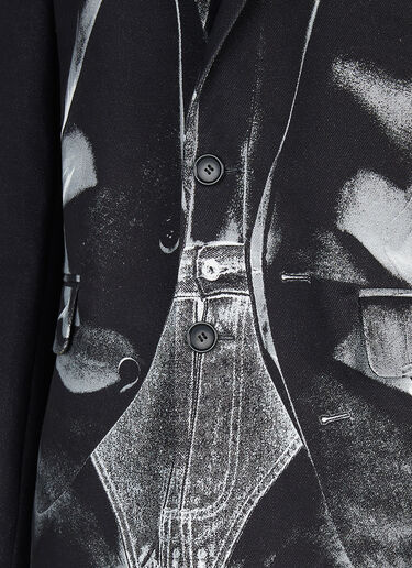 Y/Project x Jean Paul Gaultier Trompe L'Oeil Janty Blazer Black ypg0152011
