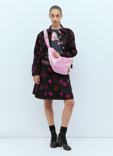 Nosebutter Flocked Skirt Chopova Lowena Nosebutter Flocked Skirt Black cho0254007